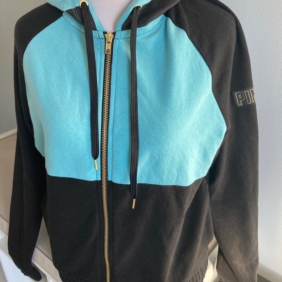 Victoria Secret Sweat Shirt Jacket - Picture 3 of 5